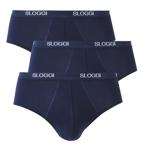 Slip uomo chiuso midi (confezione da 3) - SLOGGI - Modalova