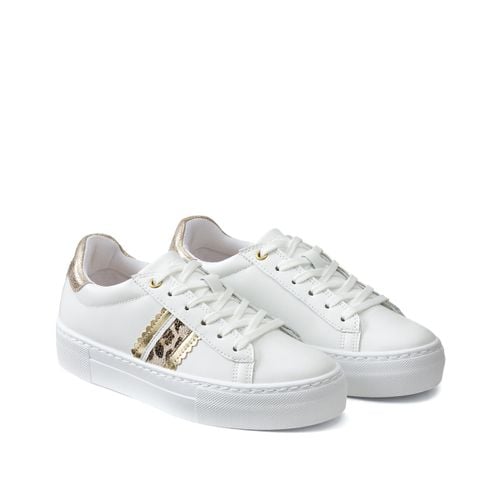 Sneakers In Pelle Traspiranti Claudin Donna Taglie 36 - geox - Modalova