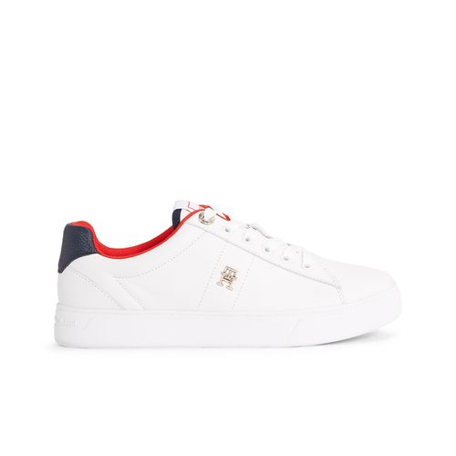 Sneakers In Pelle Essential Elevated Donna Taglie 36 - tommy hilfiger - Modalova