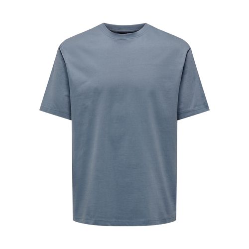 T-shirt Ampia Girocollo Uomo Taglie S - only & sons - Modalova