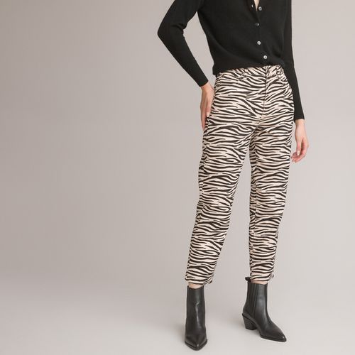 Jeans mom vita alta, stampa animalier - LA REDOUTE COLLECTIONS - Modalova