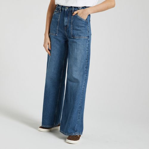 Jeans Wide Leg, Vita Alta Donna Taglie W28 L30 (US) - 42 (IT) - pepe jeans - Modalova