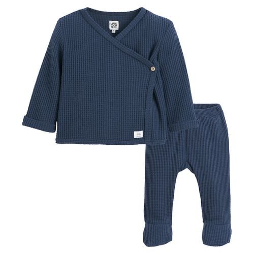 Completo 2 Pezzi Coprifasce E Pantaloni Con Piedi Taglie 1 mese - 54 cm - la redoute collections - Modalova