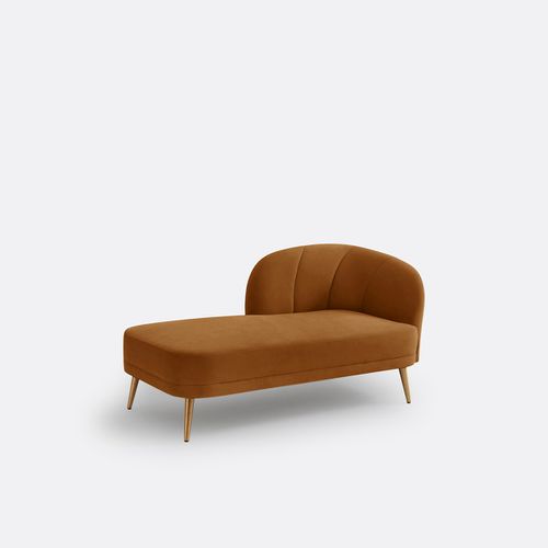 Chaise longue in velluto, sinistra, Leone - LA REDOUTE INTERIEURS - Modalova