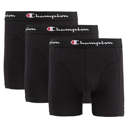 Confezione Da 4 Boxer Tinta Unita Basic Uomo Taglie S - champion - Modalova