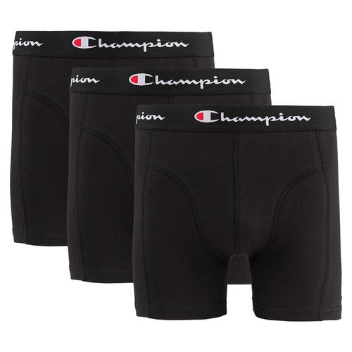 Confezione Da 4 Boxer Tinta Unita Basic Uomo Taglie S - champion - Modalova