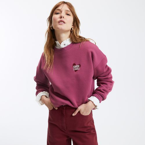 Felpa Girocollo, Motivo Ricamato Donna Taglie XS - la redoute collections - Modalova