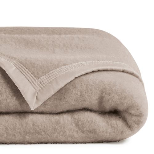 Coperta Pura Lana Vergine Woolmark 350 Gr/m² Taglie 150 x 220 cm - la redoute interieurs - Modalova