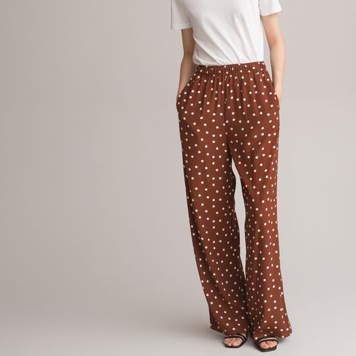 Pantaloni larghi stampa a pois - LA REDOUTE COLLECTIONS - Modalova