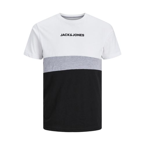 T-shirt Girocollo Color Block Jjereid Uomo Taglie XS - jack & jones - Modalova