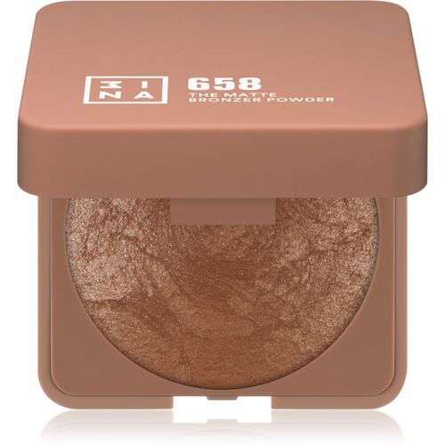 The Bronzer Powder polvos compactos con efecto bronceado tono 658 Matte Sand 7 g - 3INA - Modalova