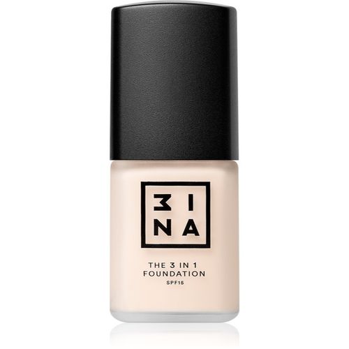 The 3 in 1 Foundation fondotinta lunga tenuta SPF 15 colore 208 30 ml - 3INA - Modalova