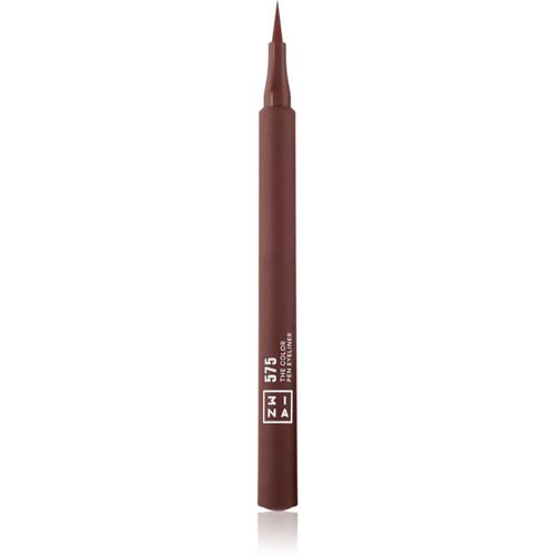 The Color Pen Eyeliner delineador en rotulador tono 575 - Brown 1 ml - 3INA - Modalova