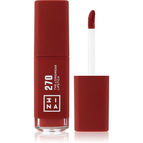 The Longwear Lipstick langanhaltender flüssiger Lippenstift Farbton 270 - Rich wine red 6 ml - 3INA - Modalova