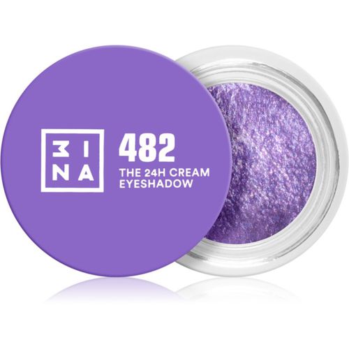 The 24H Cream Eyeshadow spray floral refrescante tono 482 - Purple 3 ml - 3INA - Modalova