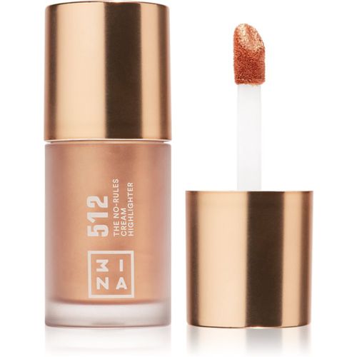 The No-Rules Cream makeup multi-funzione per occhi, labbra e viso colore Highlighter 512 - Soft, pearly gold 8 ml - 3INA - Modalova