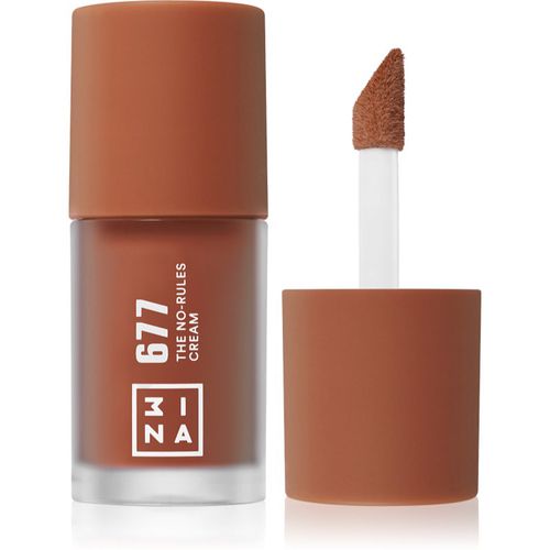 The No-Rules Cream makeup multi-funzione per occhi, labbra e viso colore 677 - Medium, neutral brown 8 ml - 3INA - Modalova