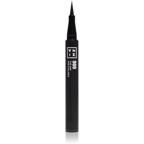 The 24H Pen Eyeliner Mini eyeliner lunga tenuta colore 900 - Black 0,6 ml - 3INA - Modalova