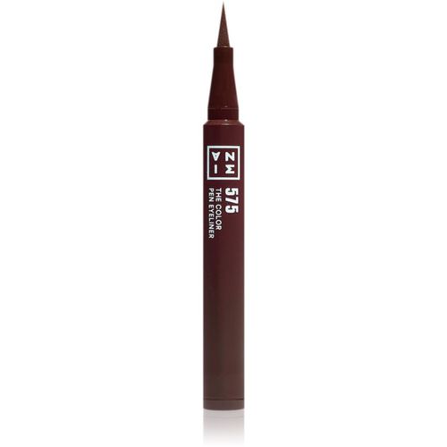 The Color Pen Eyeliner Mini delineador en rotulador tono 575 - Brown 0,6 ml - 3INA - Modalova