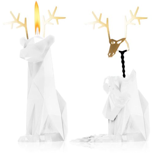 PyroPet DYRI (Reindeer) kerze White 22 cm - 54 Celsius - Modalova
