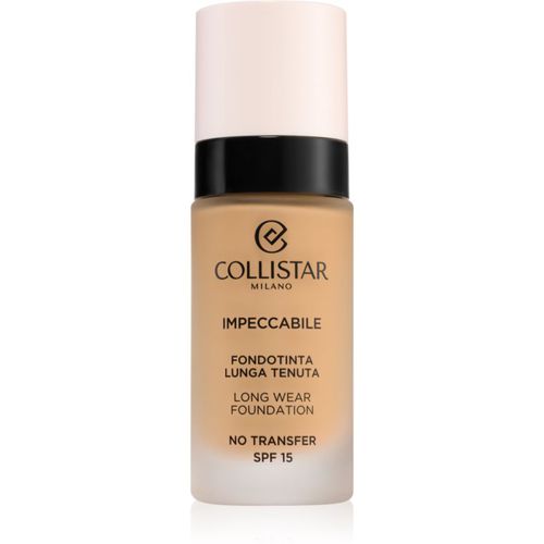 Impeccabile Long Wear Foundation fondotinta lunga tenuta SPF 15 4N Sand 30 ml - Collistar - Modalova