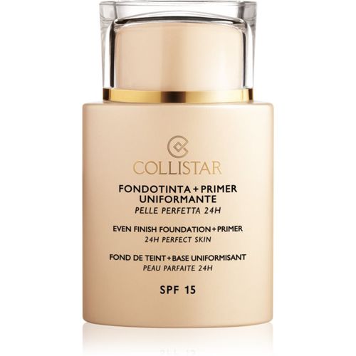 Even Finish Foundation+Primer 24h Perfect Skin fondotinta e primer SPF 15 colore 3 Sand 35 ml - Collistar - Modalova