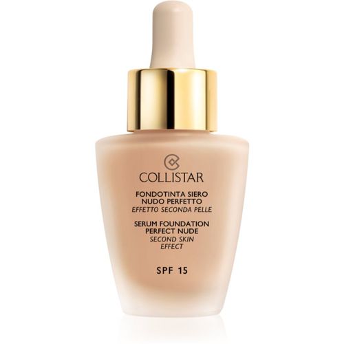 Serum Foundation Perfect Nude fondotinta illuminante per un look naturale SPF 15 colore 4 Sand 30 ml - Collistar - Modalova