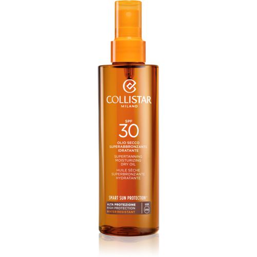 Smart Sun Protection Supertanning Moisturizing Dry Oil SPF 30 olio secco protettivo solare SPF 30 200 ml - Collistar - Modalova