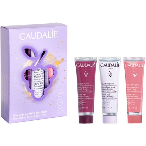 Hand Cream Trio Set lote de regalo para manos y uñas 3 ud - Caudalie - Modalova