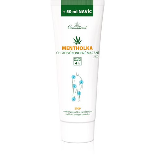 Mentholka hemp lubrication crema para masaje con efecto frío 250 ml - Cannaderm - Modalova