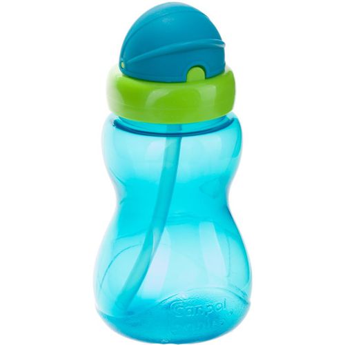 Sport Cup Kinderflasche mit Strohhalm 12m+ Blue 270 ml - Canpol Babies - Modalova
