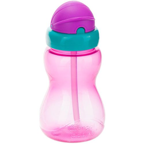 Sport Cup bottiglia per bambini con cannuccia 12m+ Pink 270 ml - Canpol Babies - Modalova