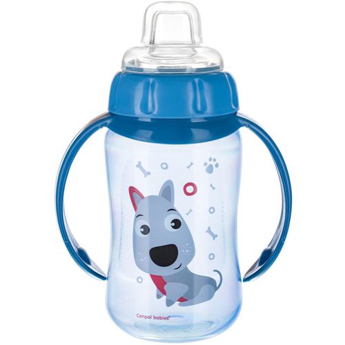 Cute Animals bicchiere salvagoccia con maniglie 6m+ Dog 320 ml - Canpol Babies - Modalova