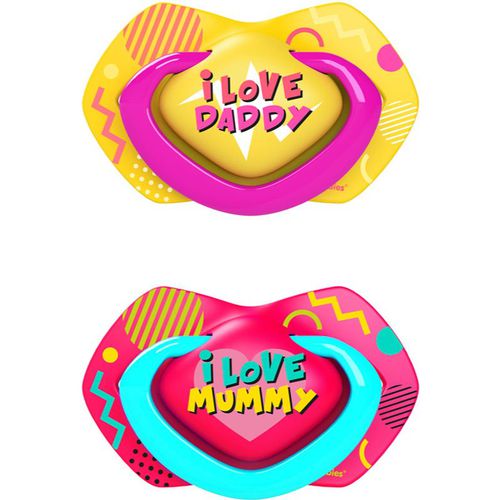 Neon Love A 0-6m ciuccio Pink 2 pz - Canpol Babies - Modalova