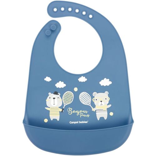 Bonjour Paris Bibs babero Blue 1 ud - Canpol Babies - Modalova