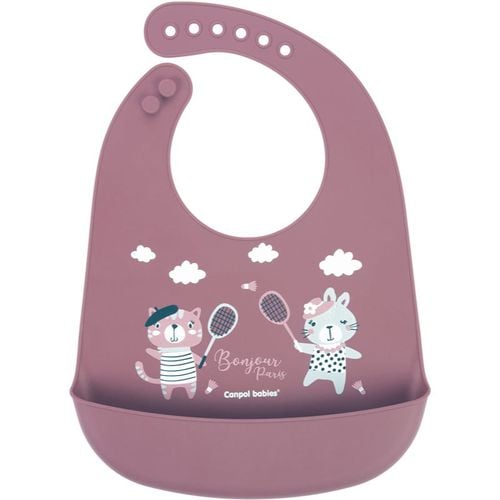 Bonjour Paris Bibs bavaglino Pink 1 pz - Canpol Babies - Modalova