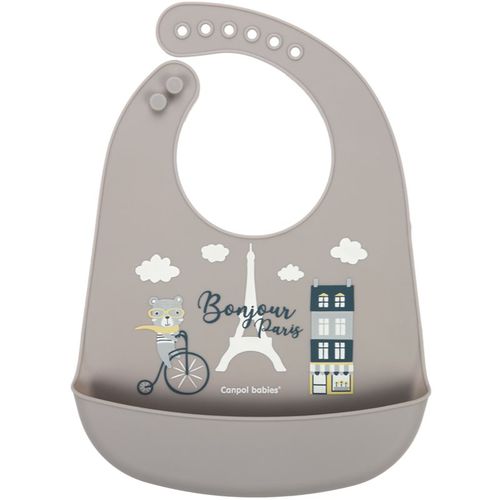 Bonjour Paris Bibs bavaglino Beige 1 pz - Canpol Babies - Modalova