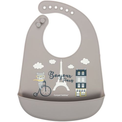 Bonjour Paris Bibs Lätzchen Beige 1 St - Canpol Babies - Modalova