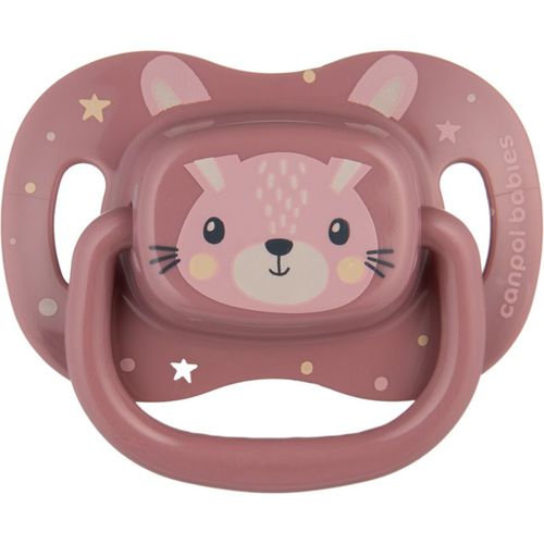 Cute Animals Soother 0-6m ciuccio Pink 1 pz - Canpol Babies - Modalova