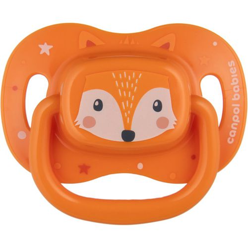 Cute Animals Soother 6-18m chupete Orange 1 ud - Canpol Babies - Modalova