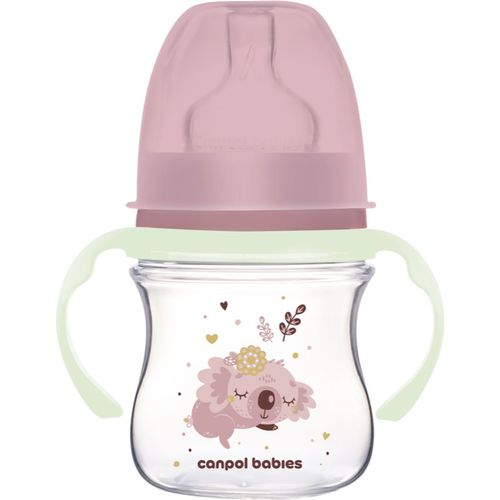 EasyStart Sleepy Koala 120 ml Babyflasche 0 m+ Pink 120 ml - Canpol Babies - Modalova