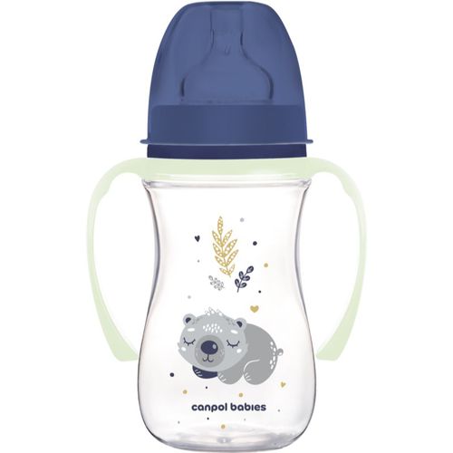 EasyStart Sleepy Koala 240 ml Babyflasche 3 m+ Blue 240 ml - Canpol Babies - Modalova