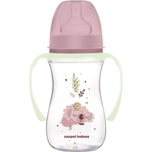 EasyStart Sleepy Koala 240 ml biberón 3 m+ Pink 240 ml - Canpol Babies - Modalova