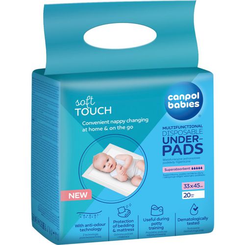 Disposable Underpads cambiadores desechables 33x45 cm 20 ud - Canpol Babies - Modalova