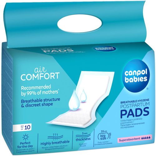 Postpartum Pads assorbenti per uso ostetrico Super Absorbent 10 pz - Canpol Babies - Modalova