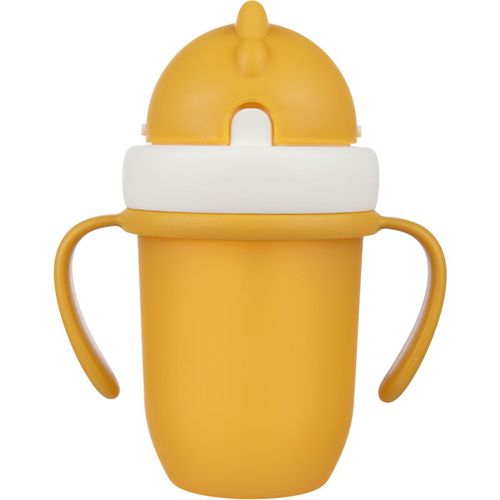 Matt taza con pajita 9+ m Yellow 210 ml - Canpol Babies - Modalova