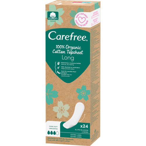 Organic Cotton Long Slipeinlagen 24 St - Carefree - Modalova