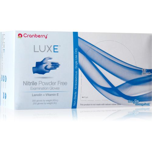 Luxe Azure guantes de nitrilo sin talco con lanolina y vitamina E tamaño M 300 ud - Cranberry - Modalova