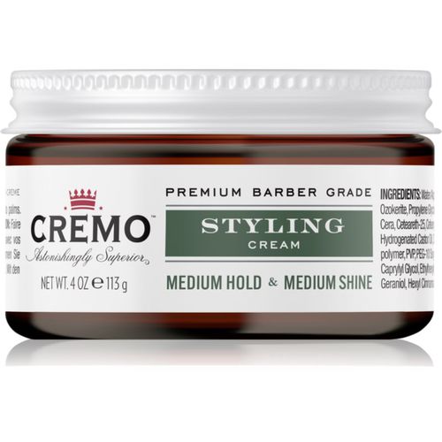 Hair Styling Cream Medium Styling crema hidratante de styling para cabello para hombre 113 g - Cremo - Modalova