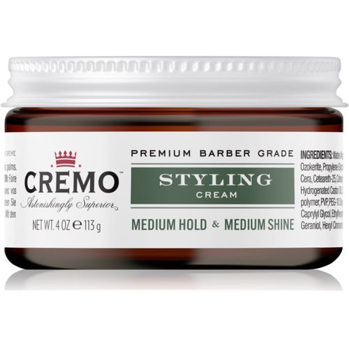 Hair Styling Cream Medium Styling crema idratante per styling per capelli per uomo 113 g - Cremo - Modalova